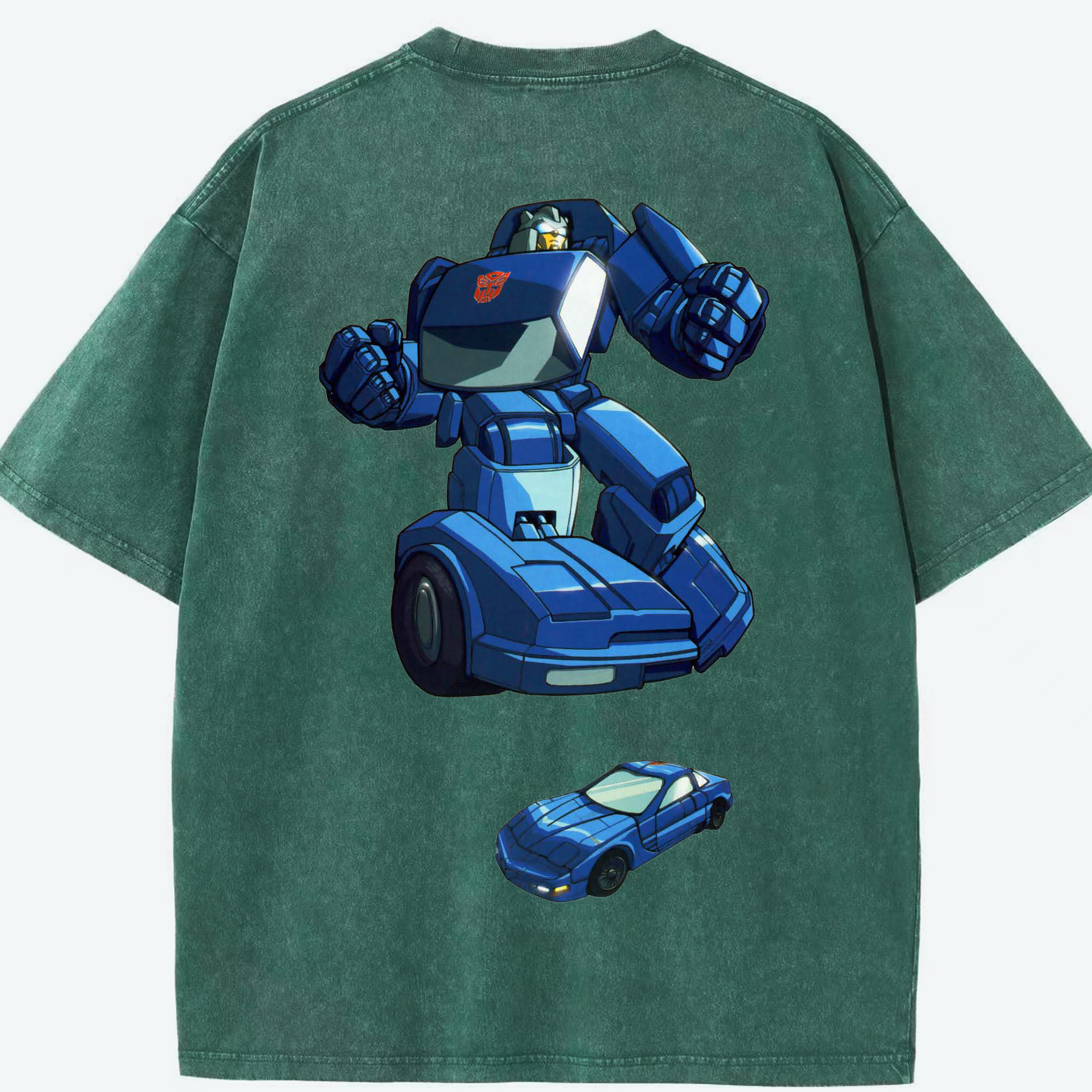 （画像用）  綿100% ヴィンテージ風 半袖Tシャツ（背面プリント）